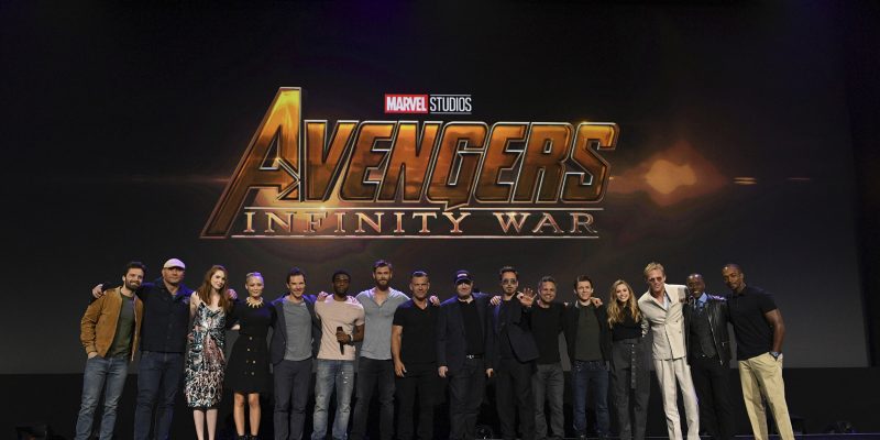 L'équipe de Avengers : Infinity War à D23 Expo