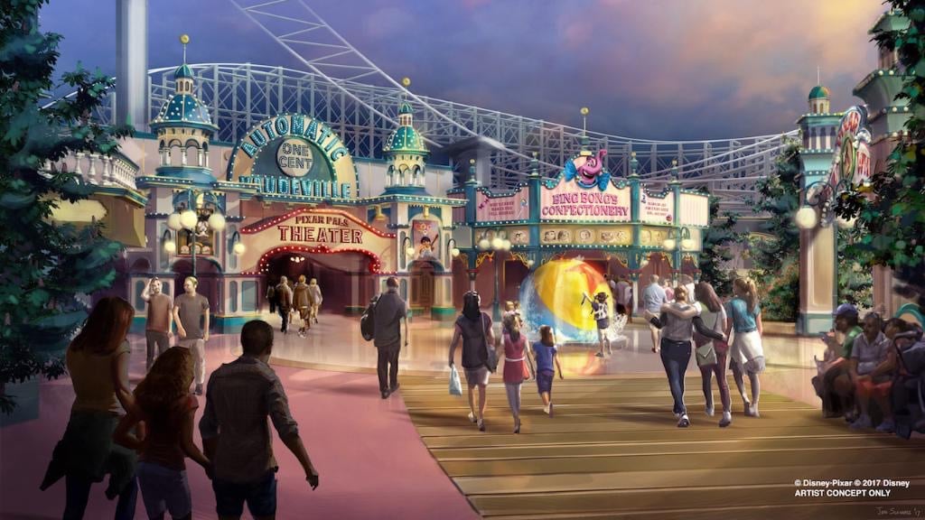 Pixar Pier concept D23 Expo