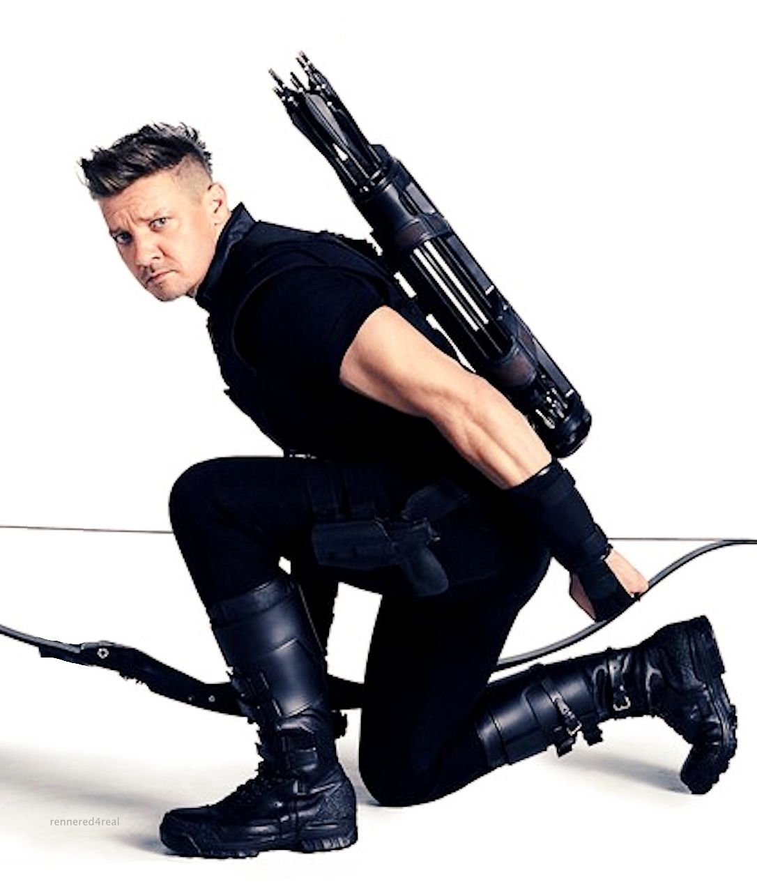 Hawkeye / Clint Barton (Jeremy Renner) dans Avengers : Infinity War