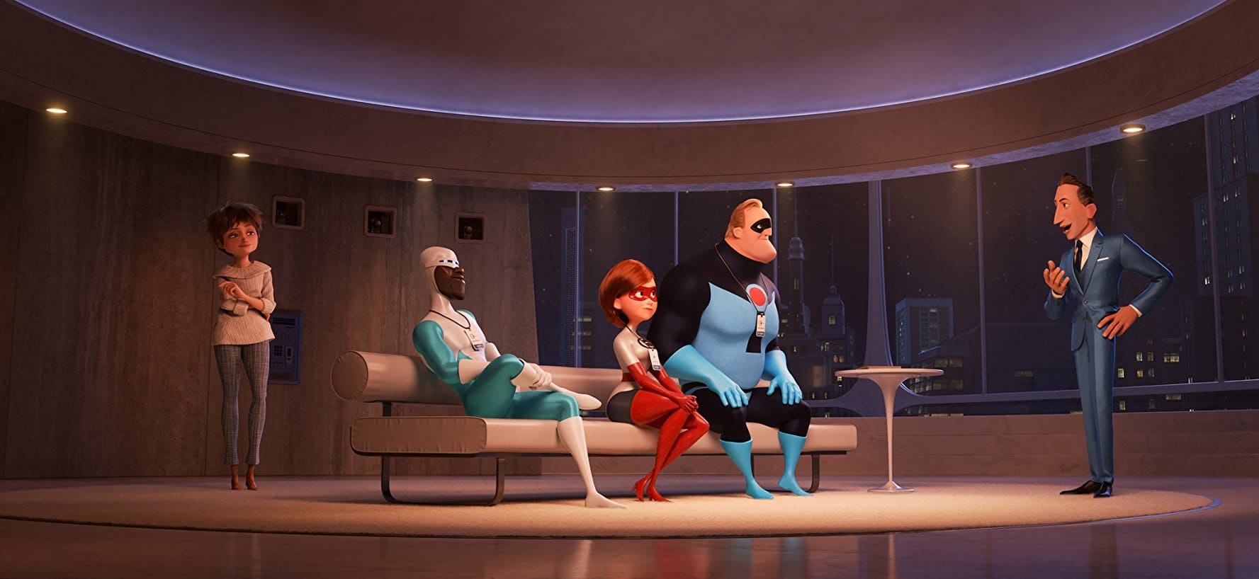 Les Indestructibles 2 avec Frozone, Elastigirl, Evelyn Deavor