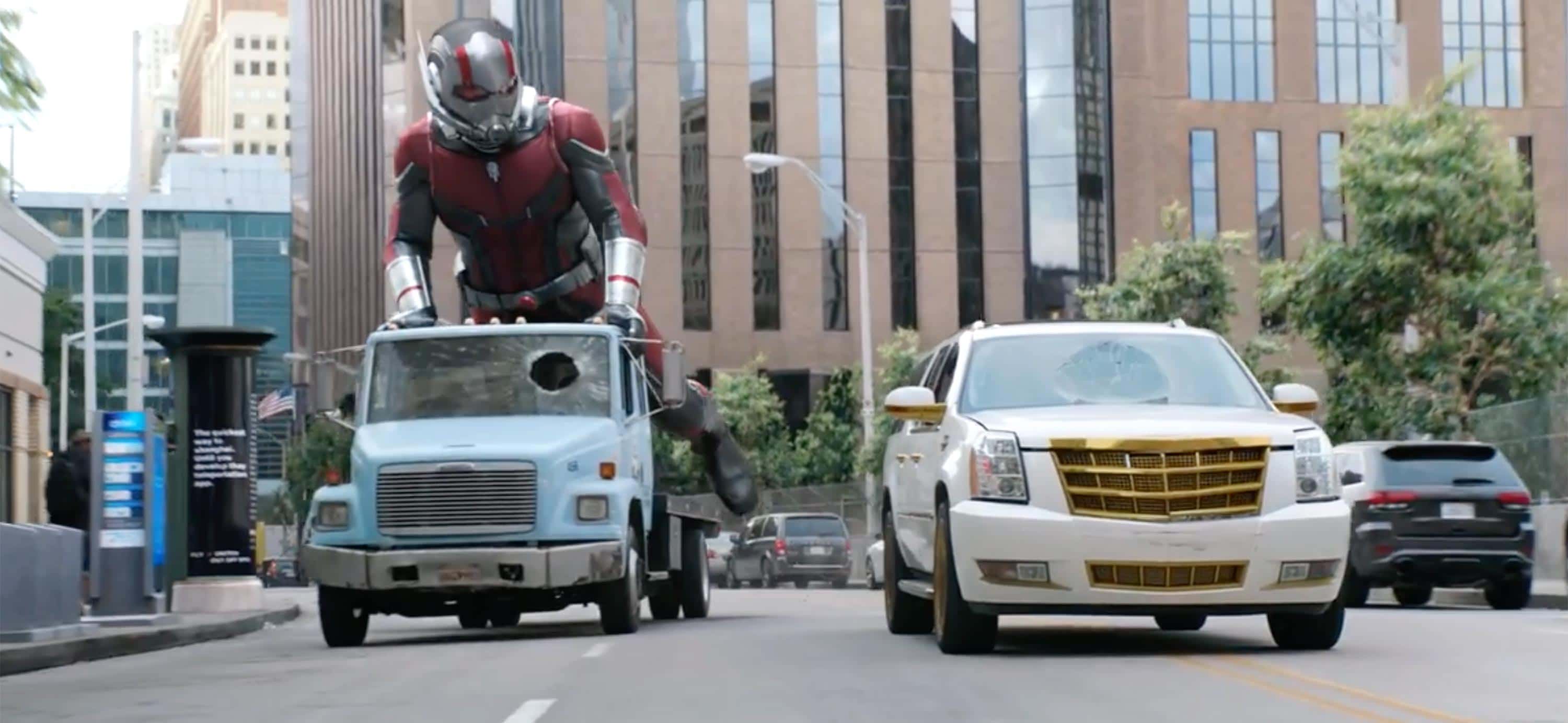 Séquence de course-poursuite dans Ant-Man et la Guêpe Séquence de course-poursuite dans Ant-Man et la Guêpe