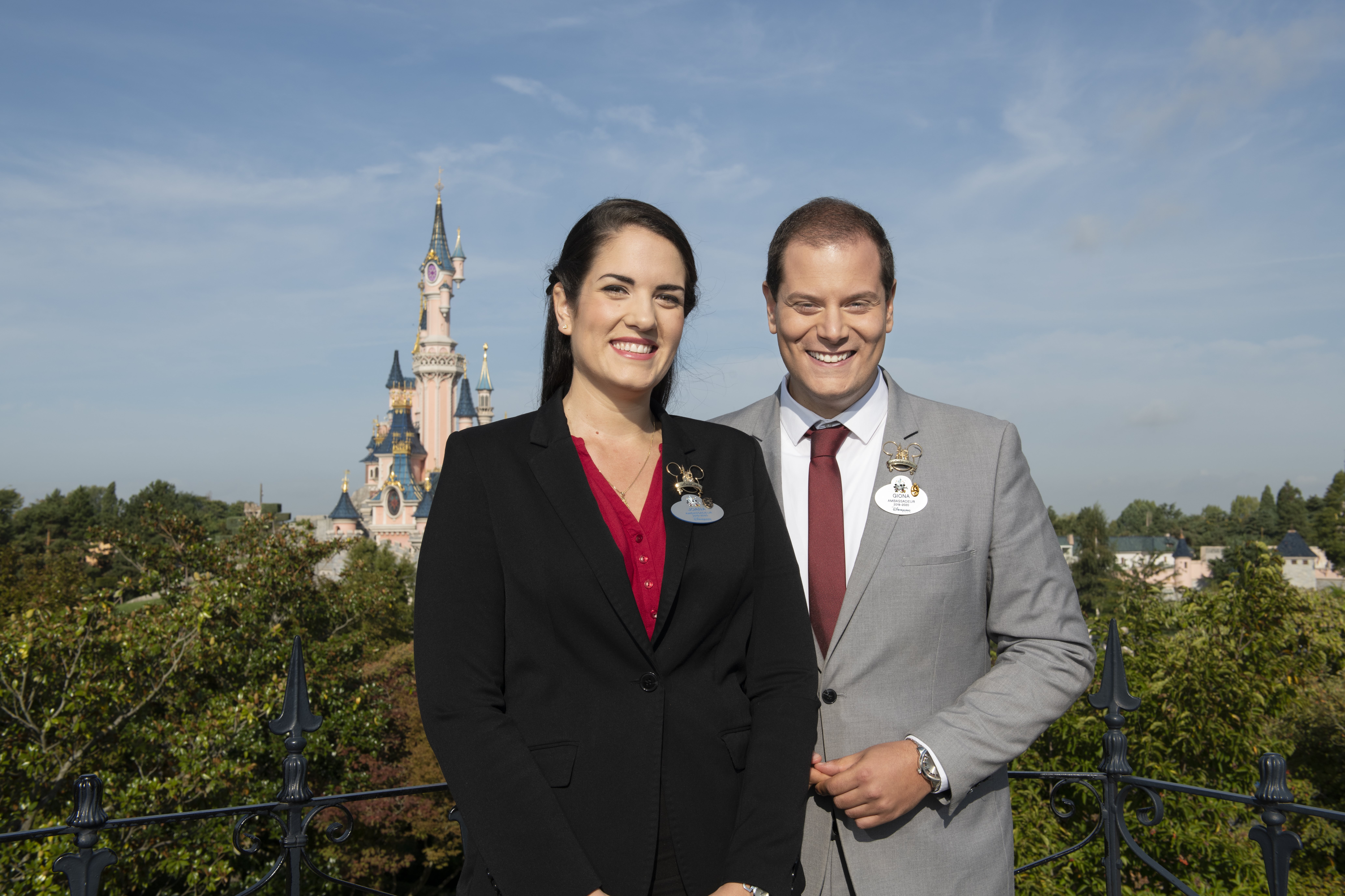 Joana Afonso Santiago et Giona Prevete, Ambassadeurs de Disneyland Paris Joana Afonso Santiago et Giona Prevete, Ambassadeurs de Disneyland Paris