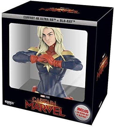 Edition collector 4k avec buste de Captain Marvel